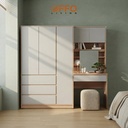 Set Lemari Pakaian & Meja Rias Emery 3 Pintu 2