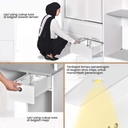 Lemari Pakaian Sliding dengan Meja Belajar WDSD 001 4