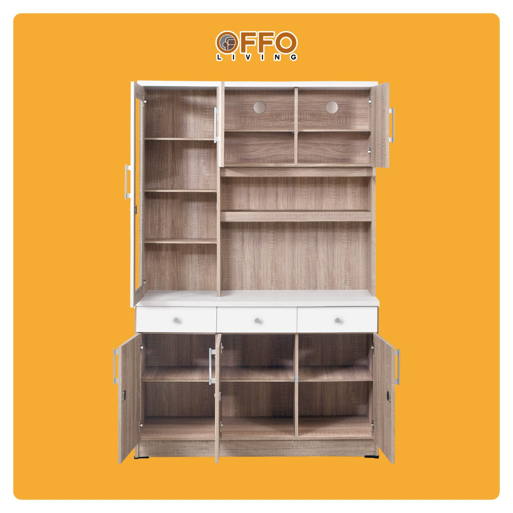 Lemari Sayur Kitchen Set 3 Pintu KS 3410 6