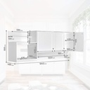Kitchen Set Bawah Lavender 5 Pintu 6