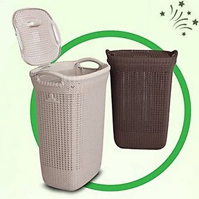 Keranjang Pakaian Kotor OLB Krem 2