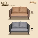 Sofa Aluna 2 Dudukan Cokelat 5