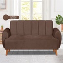 Sofa Jane 2 Dudukan Cokelat 3