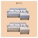 Sofa L Capella Cokelat 5