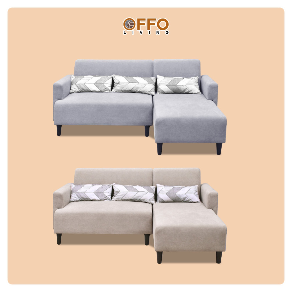 Sofa L Capella Abu-Abu 5