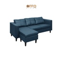 Sofa L Foshan Hitam 3