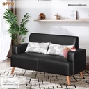 Sofa Louise 2 Dudukan Hitam