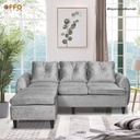 Sofa L Valerie Abu-Abu Tua