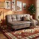 Sofa Bed Luxe Cokelat Tua