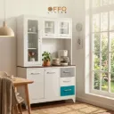 Lemari Dapur Besi Minimalis 120 - Pintu Kaca