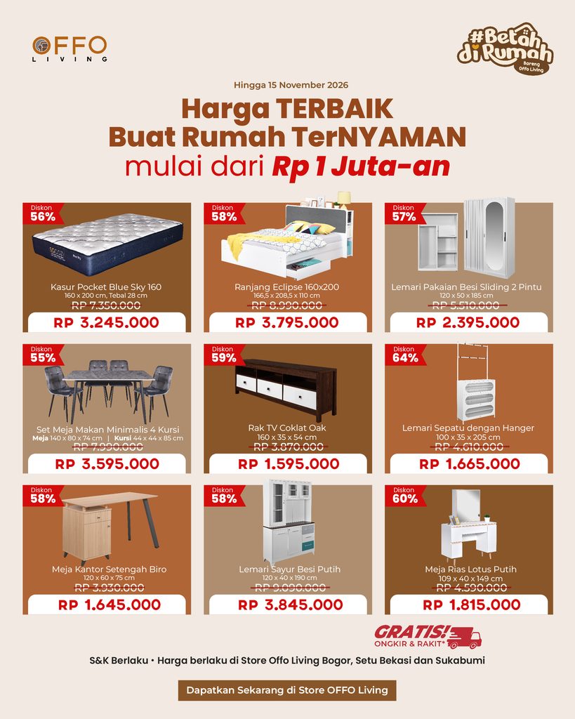 Harga Terbaik Buat Rumah Ternyaman